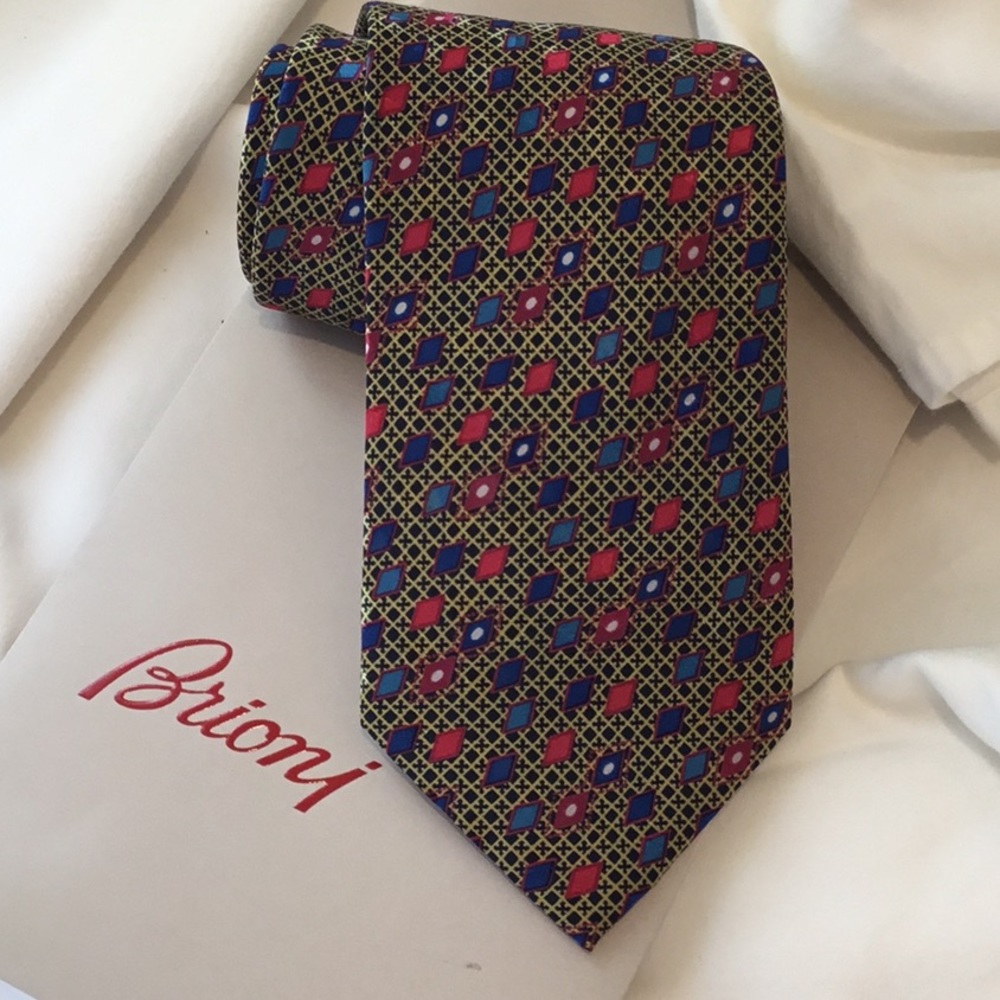 Brioni Silk Tie NWOT